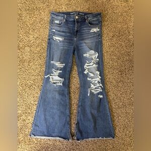 American eagle flare jeans